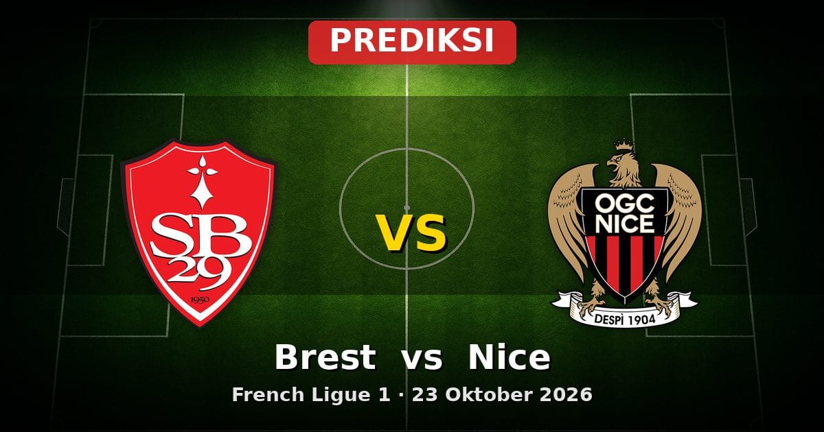 Prediksi Brest vs Nice Ligue 1 23 Oktober 2026: Duel Sengit di Stade Francis-Le Blé